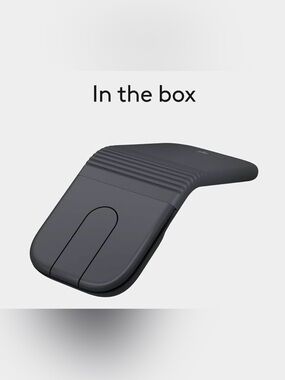 Logitech Mobi Fold Wireless Mouse Graphite Brand New